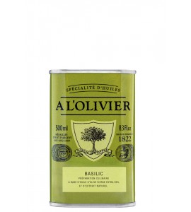 Bidon 500 ml Préparation à l'huile d'olive et au basilic frais